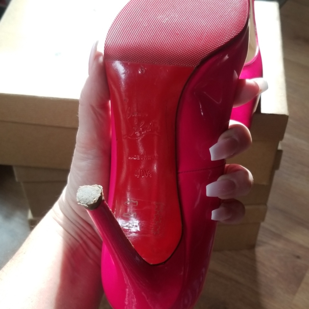 Christian Louboutin Pigalle sz 40.5 - Picture 6 of 8